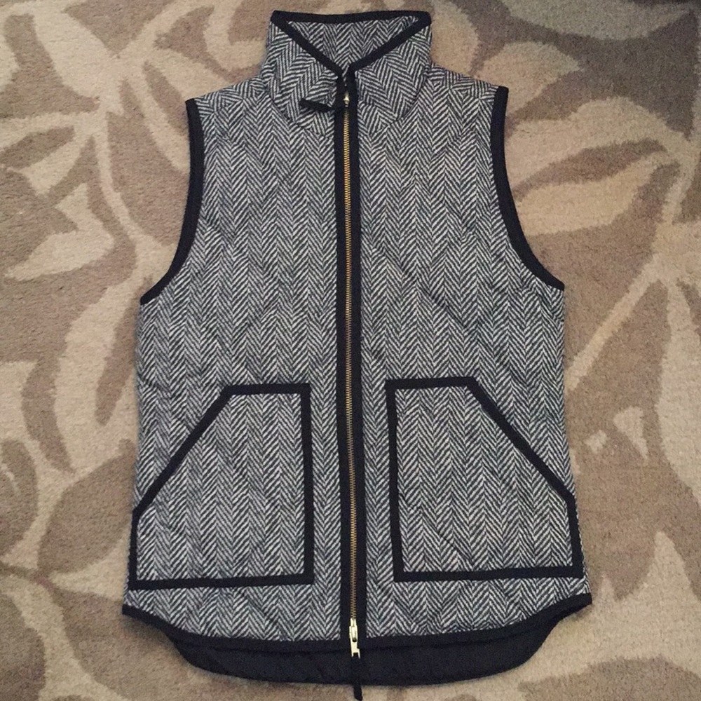 J. Crew Factory Houndstooth Vest